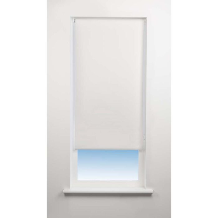 Universal Plain Daylight Roller Blind in Snow White