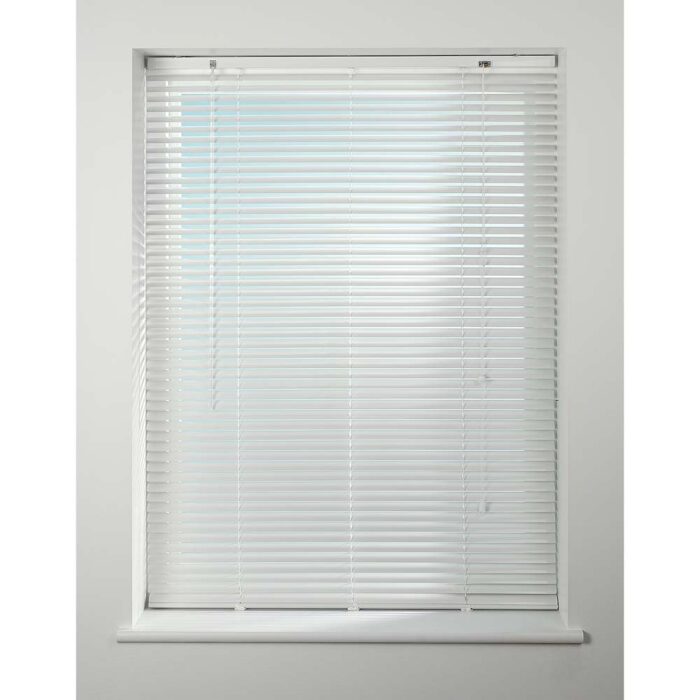 Aluminium Venetian White Blind 25mm